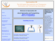 Tablet Screenshot of gymnasticsuk.org